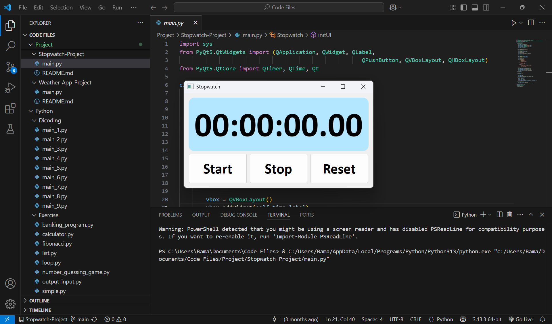 stopwatch-project